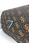 Жіноча сумка Guess Mini Bag Brown (коричнева) повсякденна стильна маленька крута сумочка torba0229 топ, фото 7