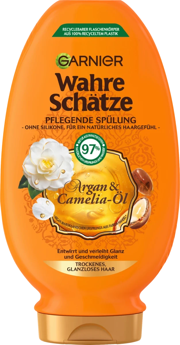 Кондиціонер для волосся GARNIER Wahre Schätze Argan&Camelia-Öl, 250 мл.