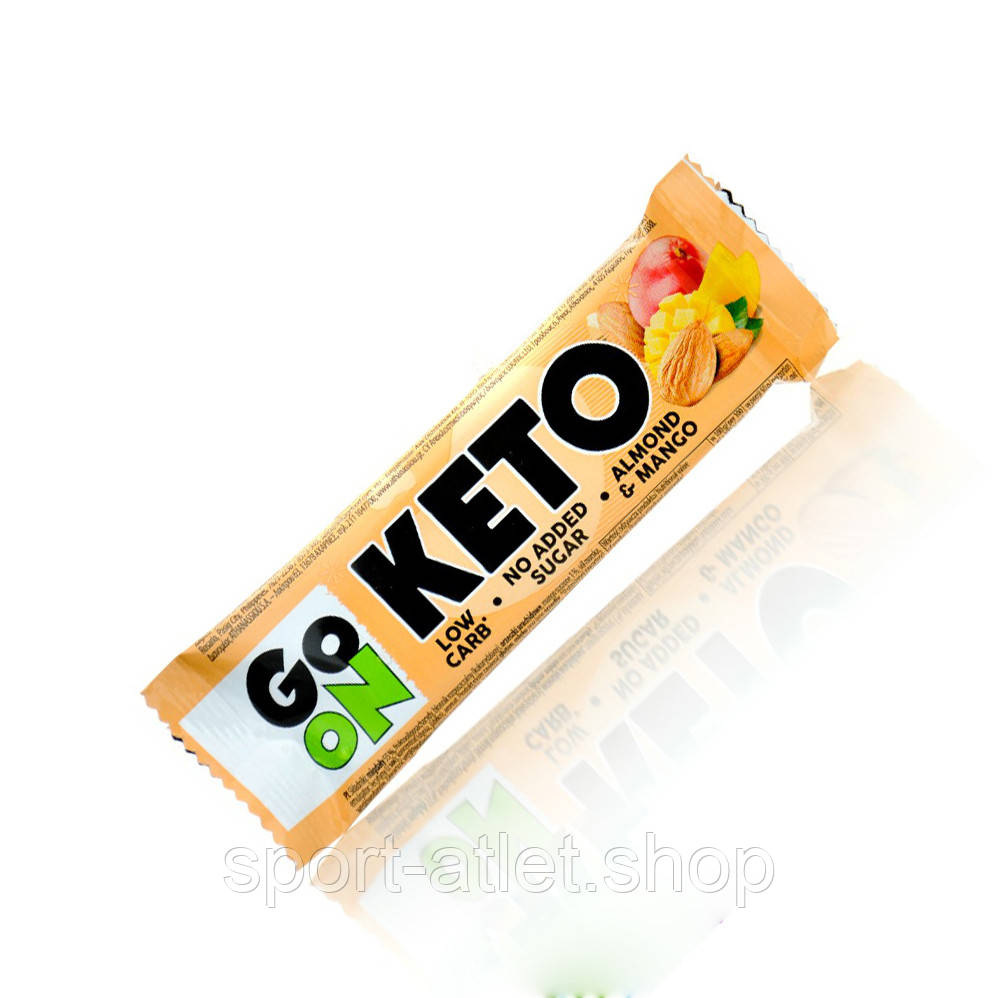 Батончик GoOn Nutrition Keto Bar, 50 грам Мигдаль-манго