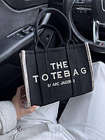 Женская сумка Marc Jacobs Tote Bag Small Black (черная) крутая удобная миниатюрная сумка AS415 тренд