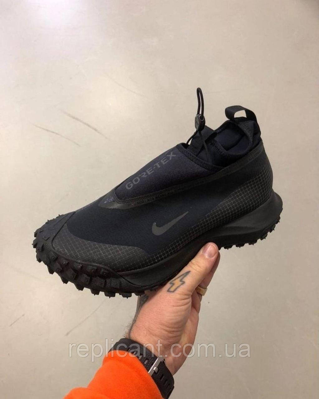 Кроссовки Nike ACG Mountain Fly Gore-Tex All Black кросівки найк