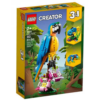 Конструктор LEGO Creator Екзотичний папуга 253 деталей 31136
