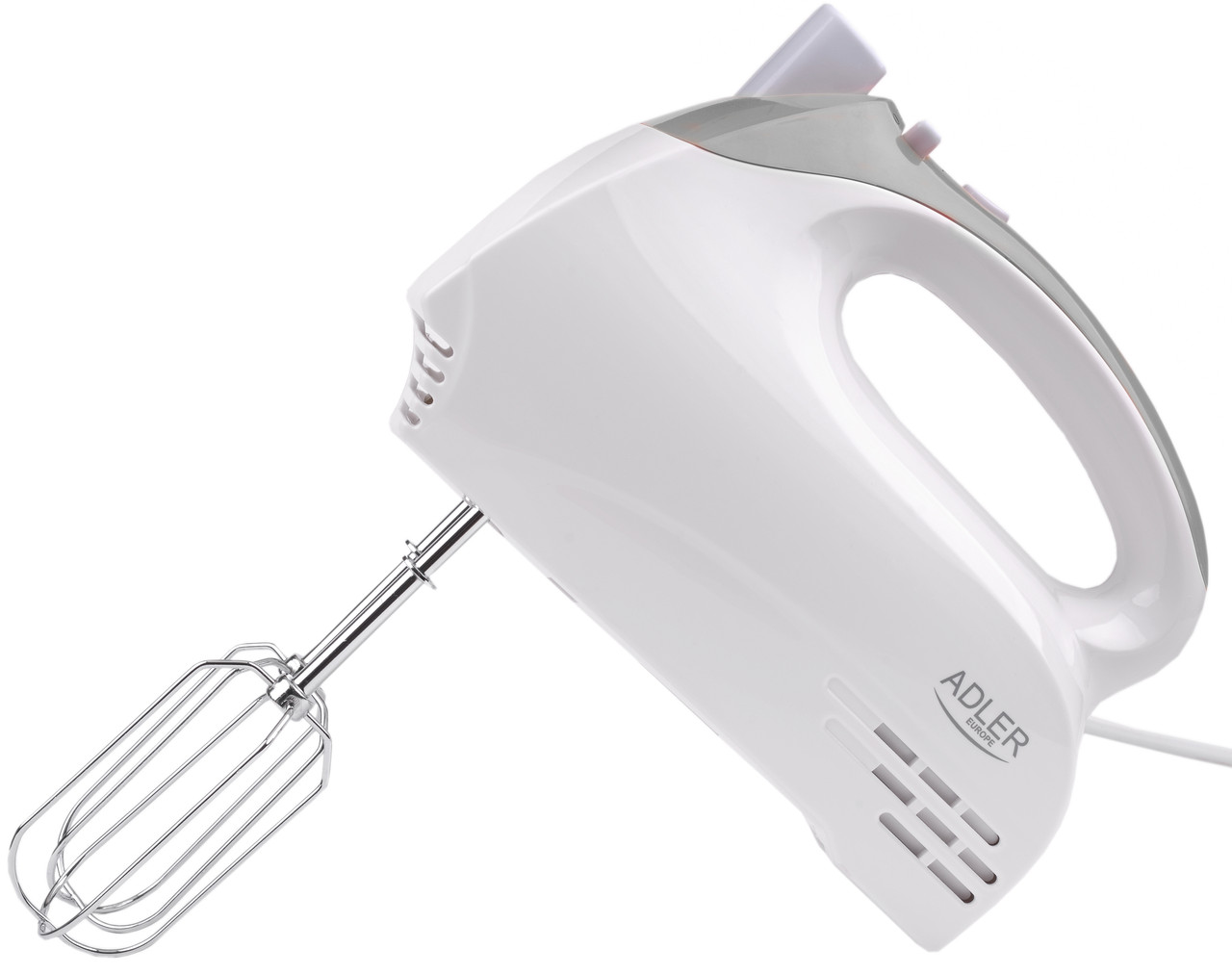 Міксер Adler AD 4201 (300 Вт, турбо, 5 швидкостей, компактний, вінчики, гачки для тіста), фото 1