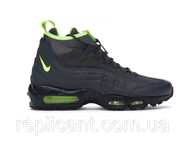 Мужские кроссовки Nike Air Max 95 Sneakerboot "Black Volt" кросівки чоловічі Nike, фото 1