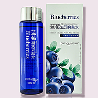 Увлажняющий тонер для лица с экстрактом черники Bioaqua Blueberries Wonder Lotion, 120 ml