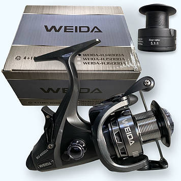 Котушка з байтранером Weida (Kaida) HJ 4000 4+1