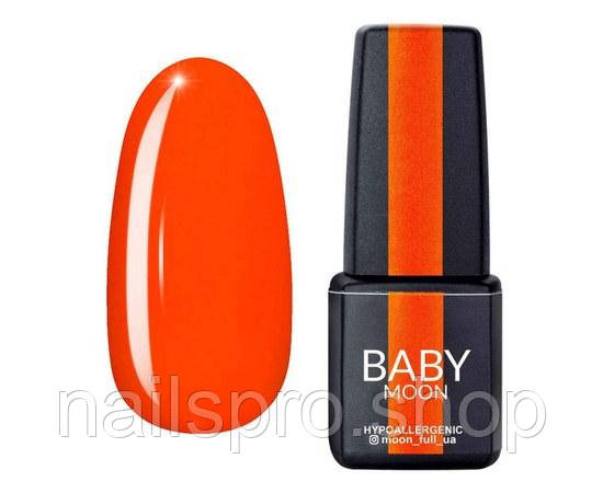 Гель лак BABY Moon Perfect Neon №004 морквяно-кораловий, 6 мл, фото 1
