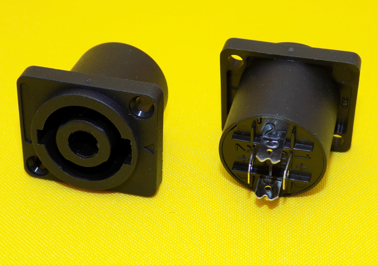 Аудио гніздо  SPEAKON 4pin, фото 1