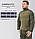 Комплект (Тактична сорочка з коміром (убакс) SA-18 і тактичні літні штани карго Eagle SP-02) Green, фото 2