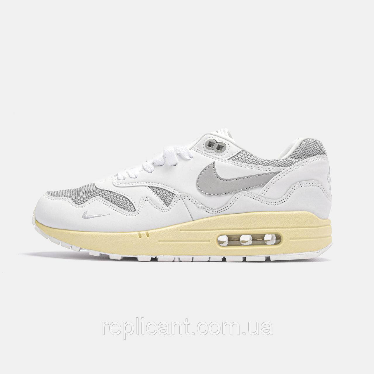 Кроссовки Nike Patta x Air Max 1 'White' кросівки найк