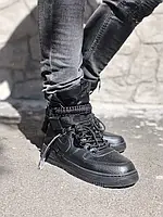 Кроссовки Nike SF Air Force 1 high - Triple black кросівки найк