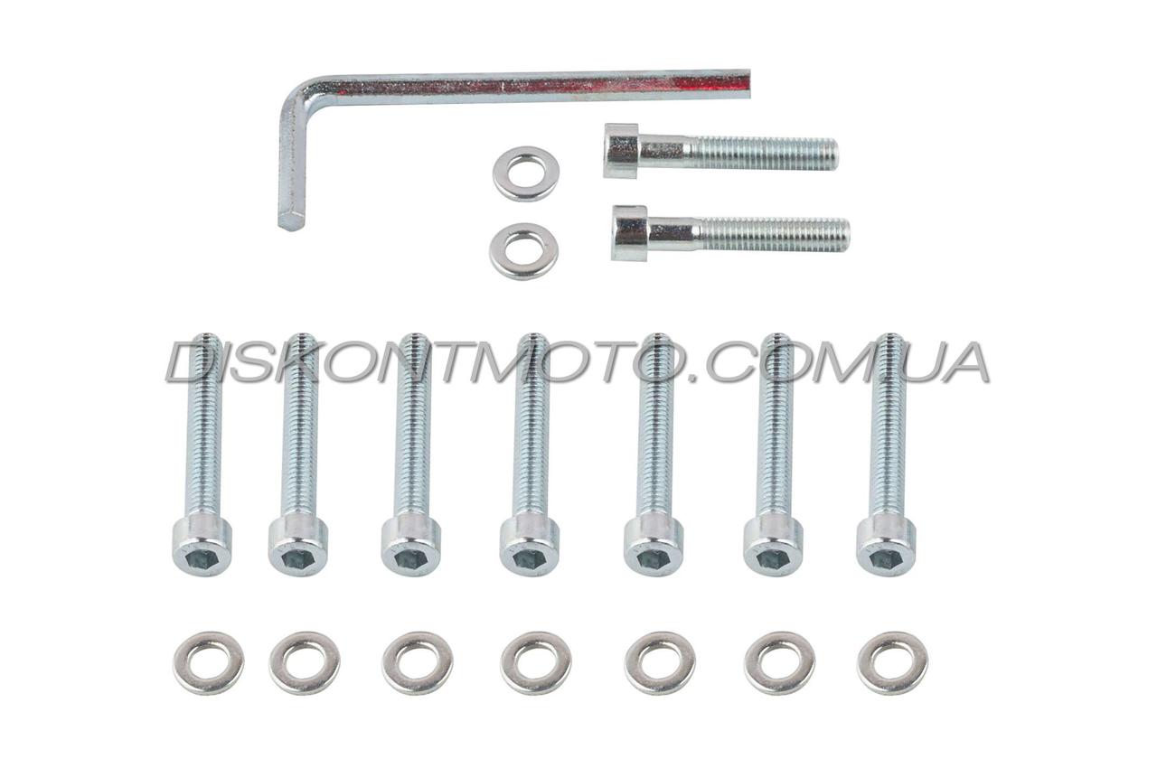 Болти кришки варіатора 4T GY6 50 (12 колесо) 139QMB (шестигранний шліц, 9шт +ключ) SHUK