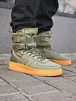 Кроссовки Nike SF Air Force 1 high Khaki кросівки найк