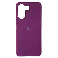 Чехол Silicone Case Full для телефона Xiaomi Redmi 13C / Poco C65 Фиолетовый