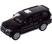 Машинка Автопром "Mitsubishi Pajero 4WD Turbo" черная 68463-2