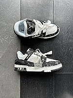 Кроссовки Louis Vuitton Trainer Sneaker Black / White