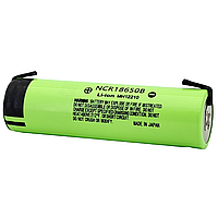 Акумулятор 18650 PANASONIC NCR18650B Li-ion 3400mAh 3.7V з виводами під паяння