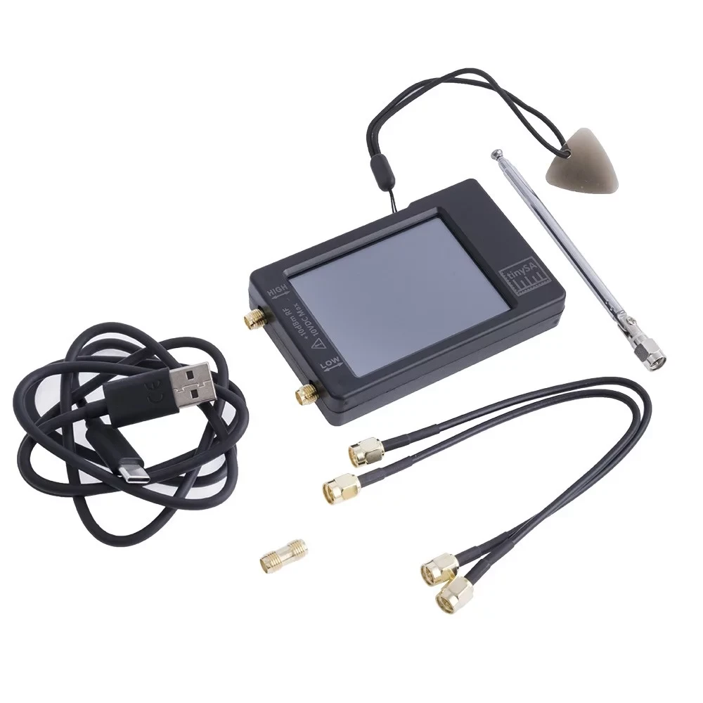 Аналізатор спектра 100 кГц - 960 МГц tinySA 2.8" / Генератор сигналів до 960 МГц / Сканер радіочастот, фото 1