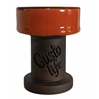 Чаша для кальяну Gusto Bowls Rook Glaze Orange