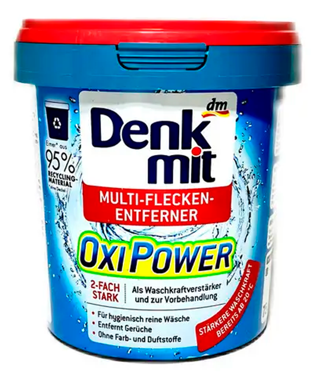 Плямовивідник для кольорового Denkmit Oxy Power Multi-Flecken-Entferner, 750 г, фото 1