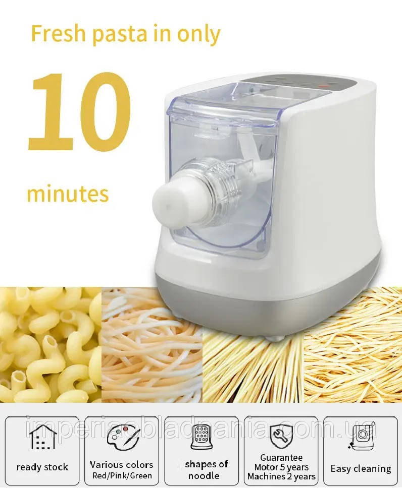 Макаронний прес і машина для локшини Vektor Q6 (Noodle Maker), фото 1