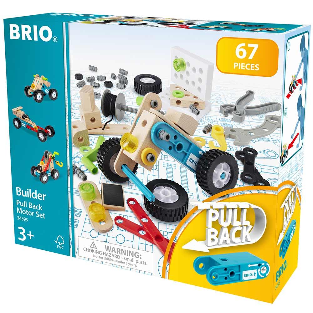 BRIO - Конструктор Builder з інерційним двигуном 67 ел. (34595)