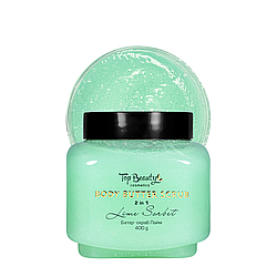 Скраб батер для тіла  2 в 1 Top Beauty Body Butter Scrub Lime Sorbet, 400 г