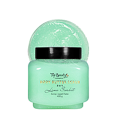 Скраб батер для тіла  2 в 1 Top Beauty Body Butter Scrub Lime Sorbet, 400 г