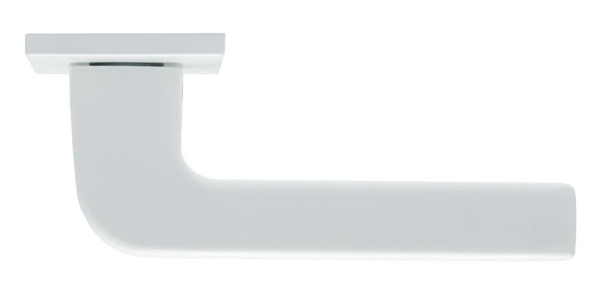 Дверні ручки COMFY HS LT MW - матовий білий ALUMINIUM 69638 SAFITA Китай, фото 4