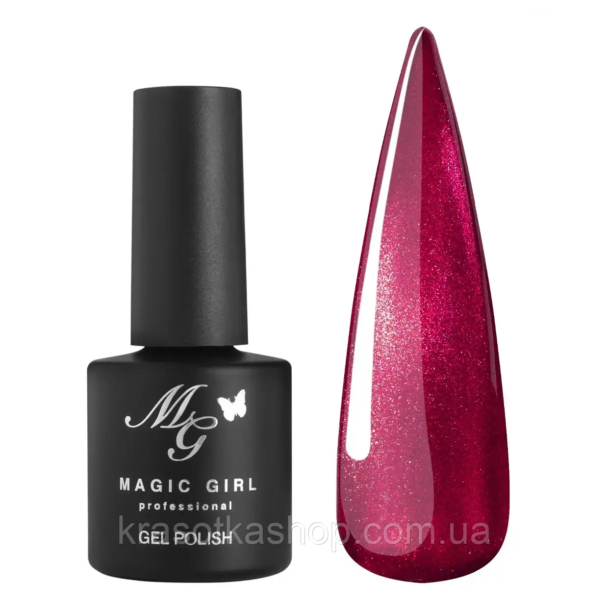 Гель-лак Magic Girl RED CAT №1 червона кішка, 8 мл