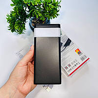 УМБ Павербанк 20000 mAh 20W c фонариком и индикатором заряда, Портативная батарея для смартфона, планшета tac