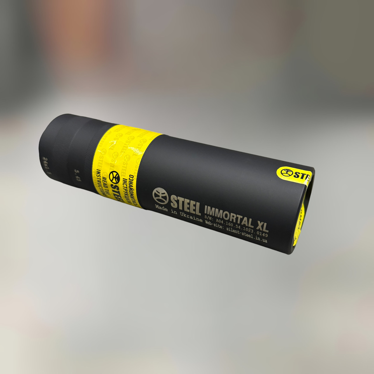 Глушник бойовий STEEL IMMORTAL XL 5.45 + Буфер віддачі, різьба 24×1.5, саундмодератор АК-74 (012.000.000-34)