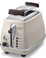 Тостер винтажный DeLonghi Icona (CTOV 2103. BG)