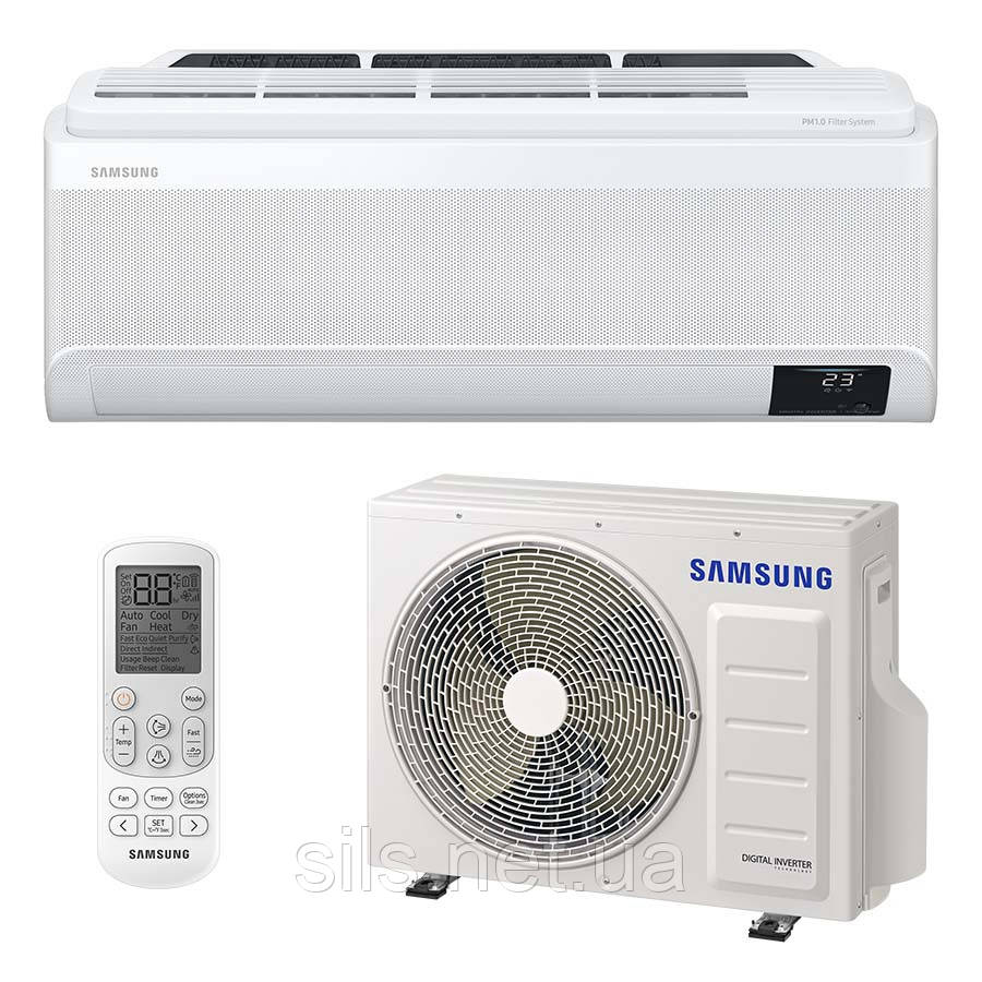 Кондиціонер Samsung AR12AXAAWKNER з Wind Free, з фільтром PM1.0, інверторний до -22С, гарантія 3 роки