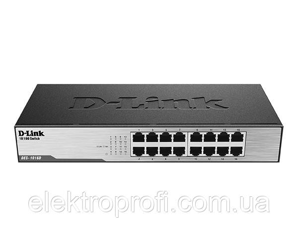 Комутатор D-Link (DES-1016D/H1A) 16-PORT 10/100MBPS