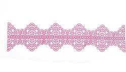 Солодка кондитерська прикраса "Мереживо" рожеве