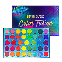 Тени для век 39 оттенков Color Fusion Beauty Glazed Разноцветный (2000002541738)