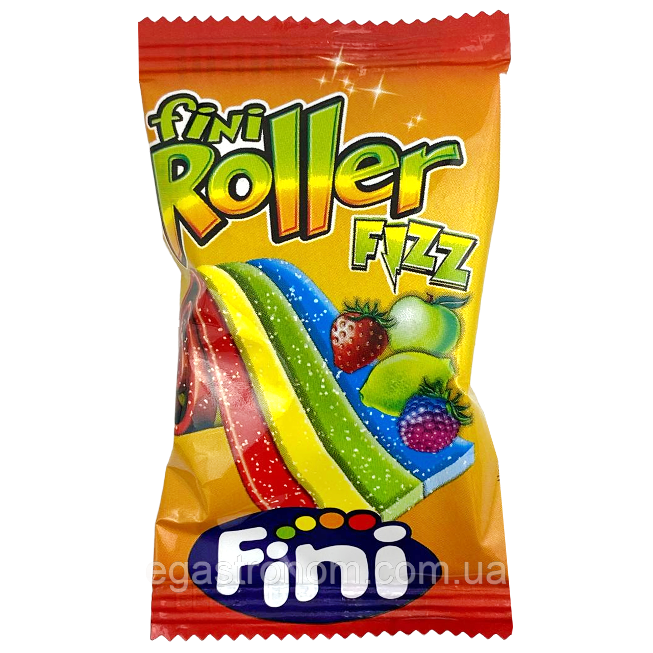 Цукерки жувальні роллер (без глютену) Фіні Fini roller 20g 18шт/пач (Код: 00-00014711)