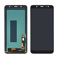 Дисплей экран Samsung J810 Galaxy J8 (2018) + сенсор Black Чёрный, с регулируемой подсветкой IPS (гарантия 3