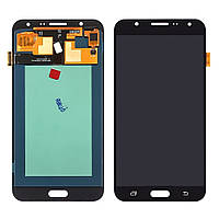 Дисплей экран Samsung J700 Galaxy J7 + сенсор Black Чёрный OLED (гарантия 3 мес.)