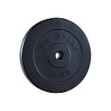 75 кг (4 по 10, 4 по 5, 4 по 2.5, 4 по 1.25) млинців на штангу, покритих пластиком (31 мм), фото 8