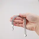 Чоловічий срібний браслет Фараон. Широкий браслет на руку срібло 925 Трактор 24 розмір см, фото 3