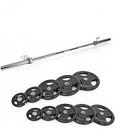 Штанга олімпійська, гумова на 100 кг