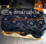 Штанга олімпійська, гумова на 100 кг, фото 6