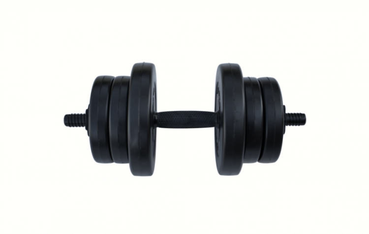 Гантель композитна RN-Sport 11 кг — 1 шт., фото 1