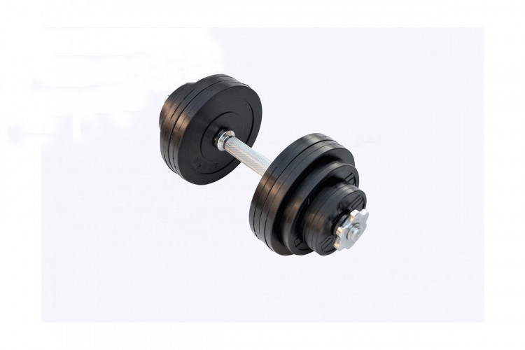 Гантель гумова збірна 15 кг Rn-Sport