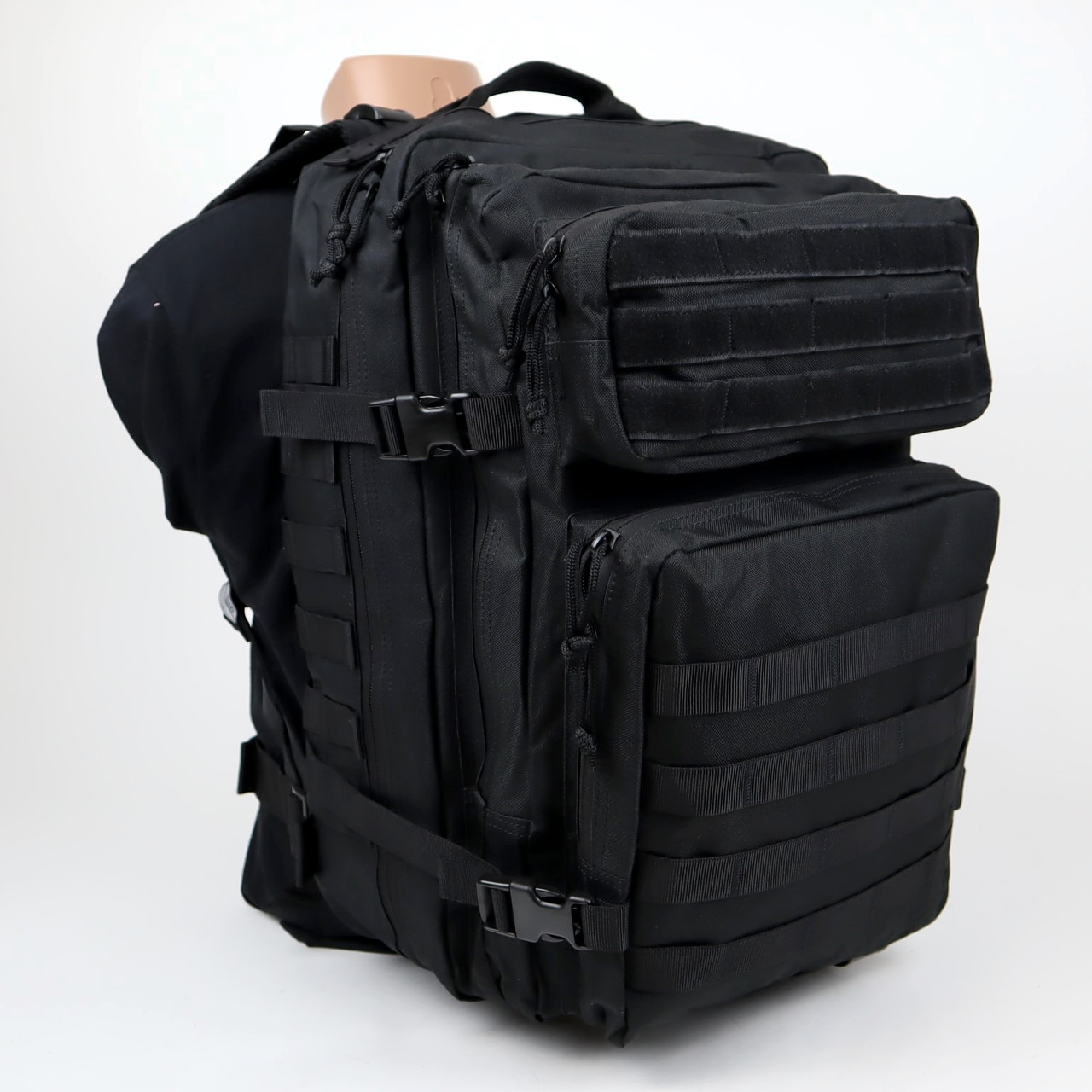 Рюкзак 50 л тактичний штурмовий Чорний MOLLE Оксфорд 800D