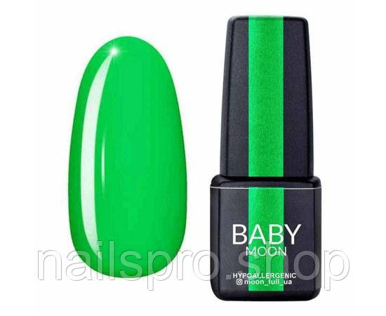 Гель лак BABY Moon Perfect Neon №012 яскраво-зелений, 6 мл