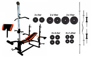 Лава + штанга/гантелі з ABS пластиком