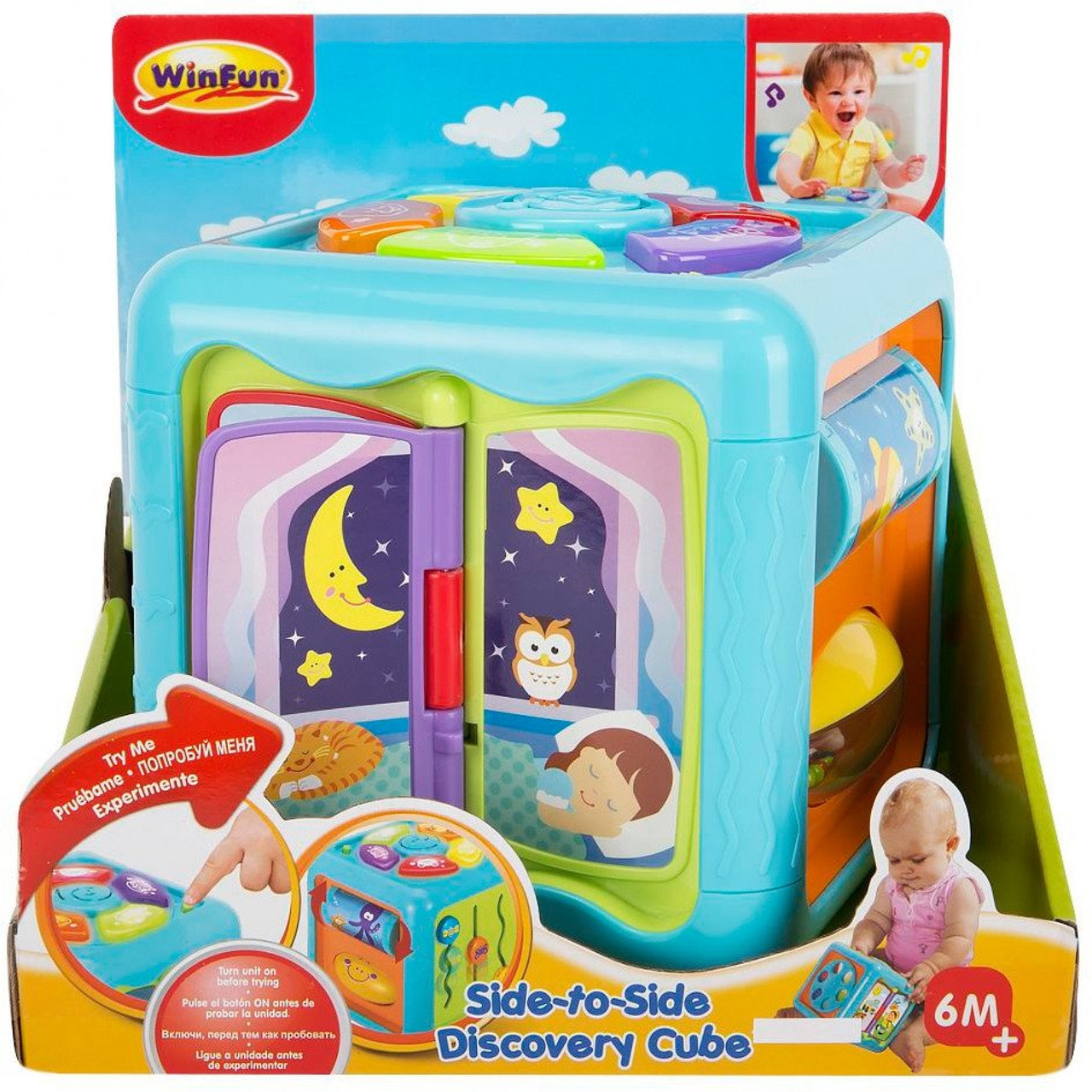 Музичний куб Winfun (музика, звук, функції, 5 кнопок) 0715-NL